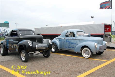 Gassers 1940 1941 Willys Gassers Fast Times Rods Hot Rod Cars 41 Willys Drag Racing