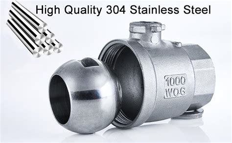 1 Inch Ball Valve Premium 304 Stainless Steel Full Port