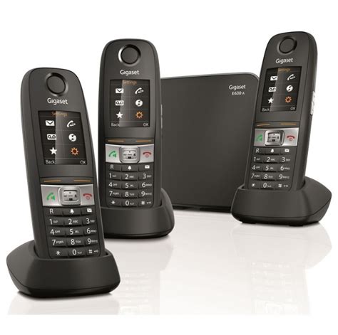 Gigaset E A Go Trio Ip Cordless Phone Answering Machine Phone System