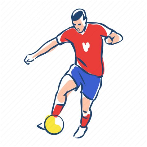 Athlete, ball, football, player, serbia, soccer, sport icon - Download ...