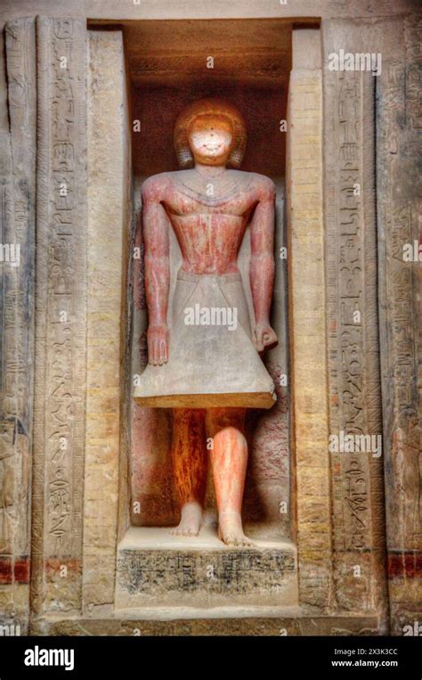 Statue Of Mereruka Mastaba Of Mereruka Necropolis Of Saqqara Unesco