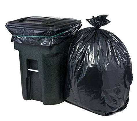 Plasticplace Gallon Garbage Can Liners Mil Black Heavy Duty