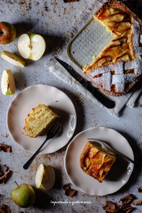 Crostata Torta Di Mele Impastando A Quattro Mani