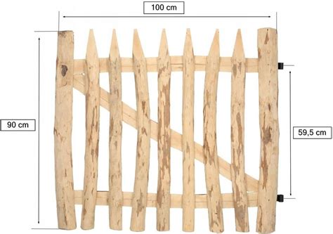 FURTKA SZTACHETOWA BRAMKA OGRODOWA DREWNIANA 100 CM Ceny I Opinie