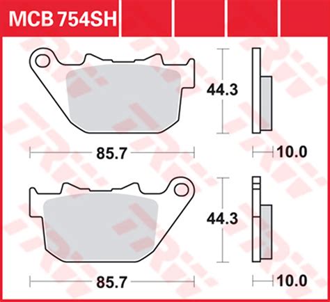 Trw Trw Sintermetall Bremsbel Ge Ece R Homologiert