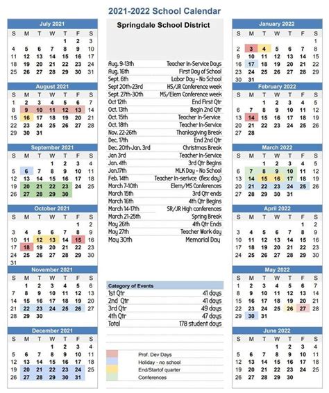 Springdale School Calendar 2024 To 2024 Free Tessi Idaline