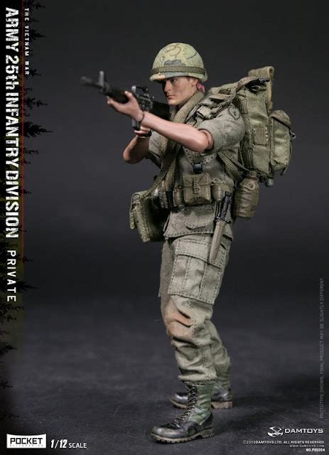 Toyhaven Dam Toys 1 12th Scale Pocket Elite Series Vietnam War Army