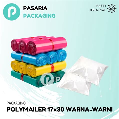 Jual Plastik Polymailer Warna Packing Online Shop Perekat X Cm