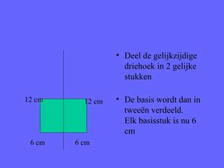 Oppervlakte Gelijkzijdige Driehoek PPT