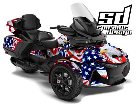 Can Am Spyder Graphics Decals Wraps Spiralus Spyder