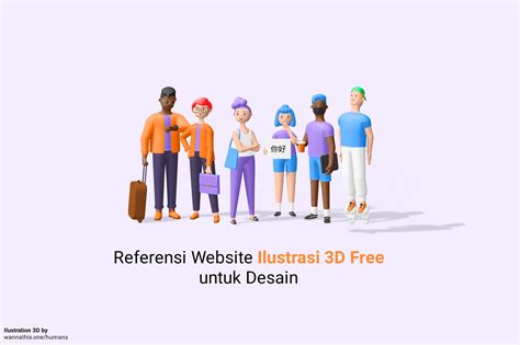 Referensi Website Penyedia Ilustrasi 3d Free Untuk Desain