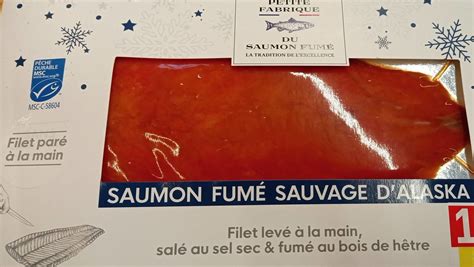 Saumon fumé sauvage d Alaska Petite Fabrique du Saumon fumé