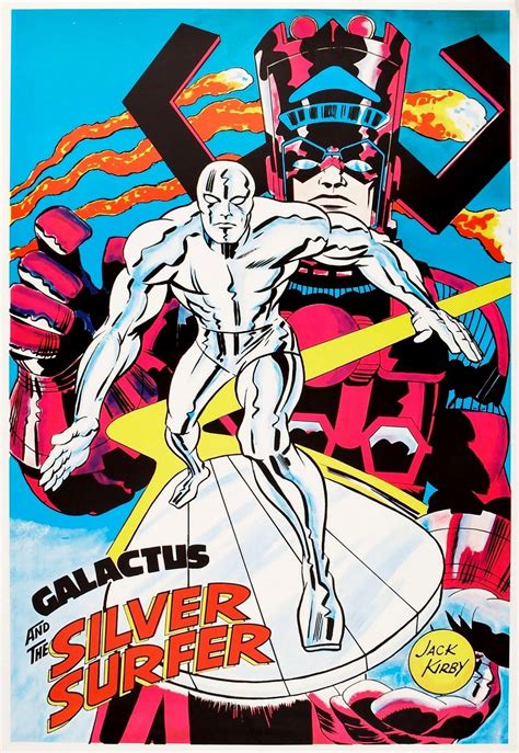 The Silver Surfer By Jack Kirby Silver Surfer Comic Silver Surfer