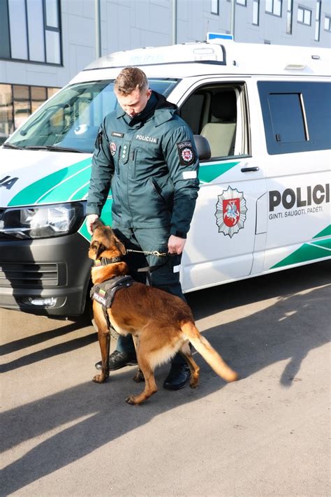 Kauno nusikaltėlių laukia sunkios dienos keturkojis pareigūnas