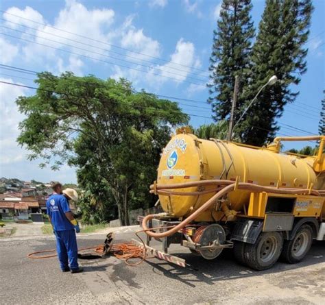 Casan Realiza Limpeza Da Rede Coletora De Esgotos Em Bairros Da Cidade