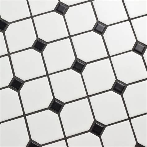 Elitetile Retro Broadway X Porcelain Mosaic Tile In Matte