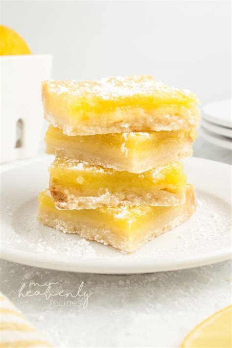 Best Lemon Bars Recipe My Heavenly Recipes