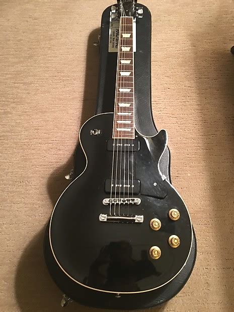 Gibson P90 Les Paul 2011 Black | Reverb