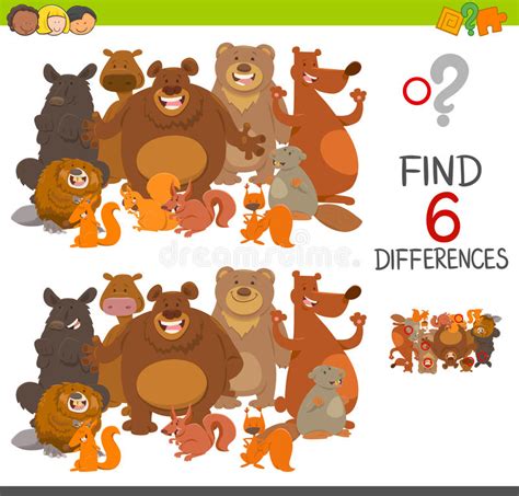 Spot The Differences Game Stock Vector Illustration Of Riddle 94087694