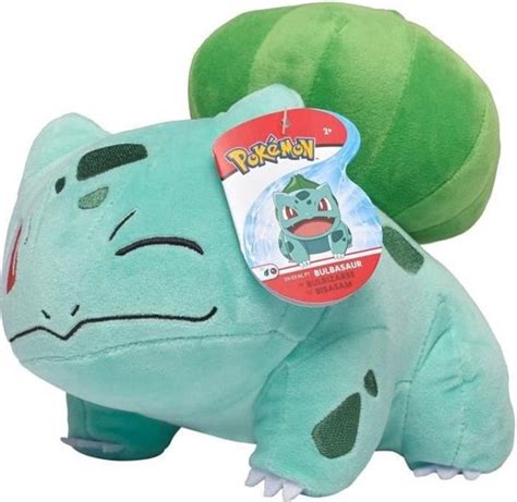 BANDAI Pokémon Bulbasaur knuffel 20 cm bol