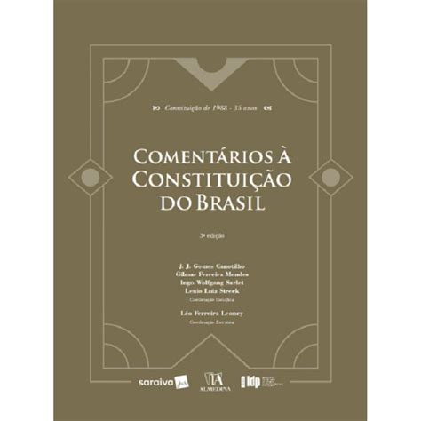 Coment Rios Constitui O Do Brasil S Rie Idp Edi O