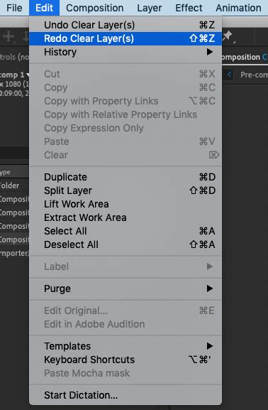 How To Undo In After Effects Aejuice