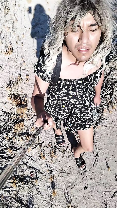 Shemale Slut Walks With Pantyhose Buttocks Anal Plug And Heels Very