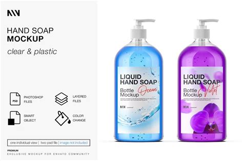 Effective Hand Sanitizer Psd Mockup Templates