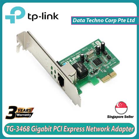 TP LINK TG 3468 Gigabit PCI Express Network Adapter Local Warranty