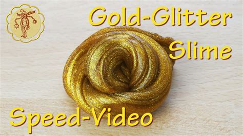 Speed Video Gold Glitter Slime Ohne Waschmittel Und Ohne Boraxpulver