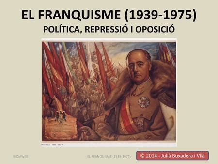 La Dictadura Franquista Ii Els Anys I Ppt Descargar