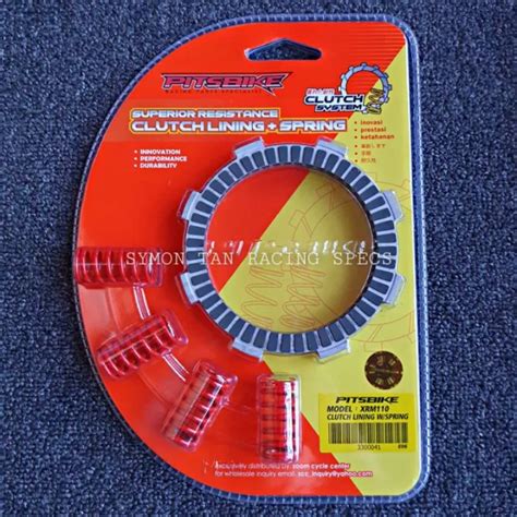 Haa Pitsbike Racing Clutch Lining With Clutch Spring Set Wave