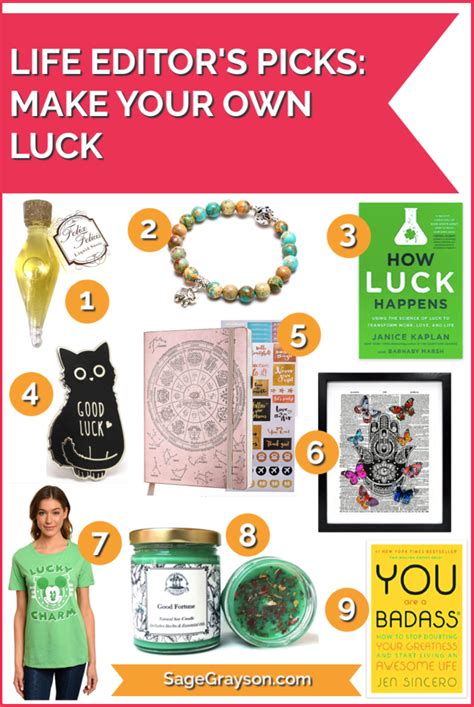 Life Editors Picks Make Your Own Luck Sage Grayson Life Editor