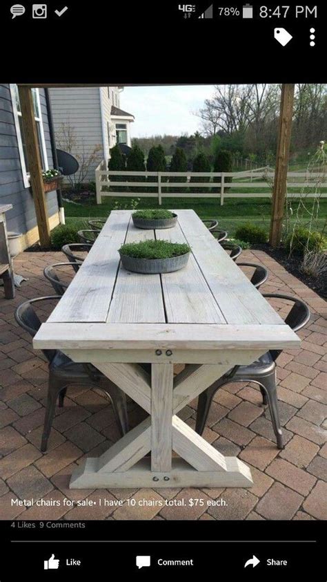 Awesome 30 Rustic Outdoor Patio Table Design Ideas On A Budget More At