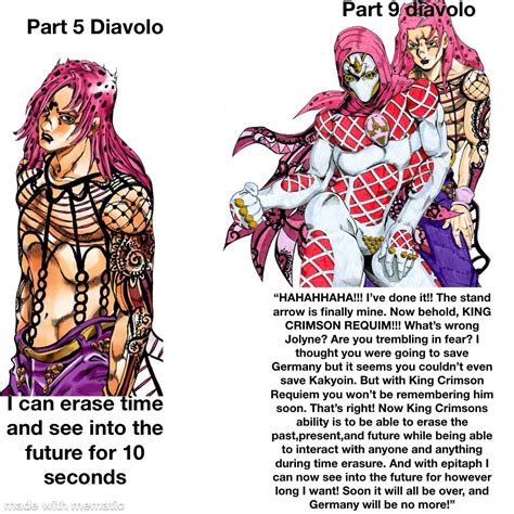 Part 9 Diavolo Lookin Kinda Sick Ngl Rshitpostcrusaders Jojos