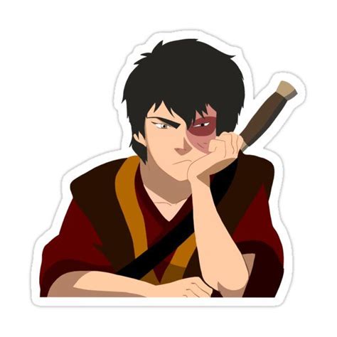 Brooding Zuko Sticker For Sale By Jsmcdoodles Zuko The Last