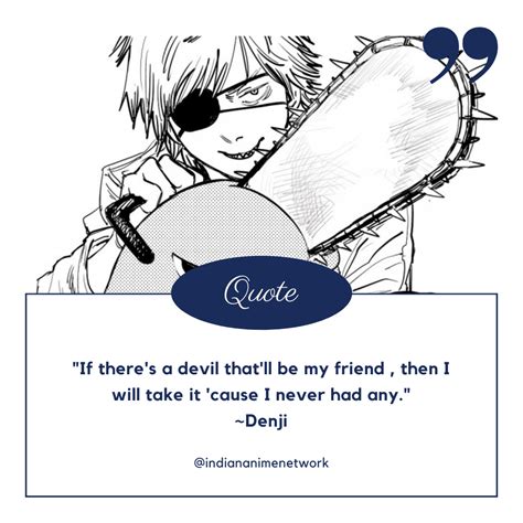 Denji Quotes Chainsaw Man