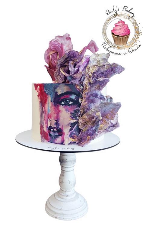 Silhоuette cake art Decorated Cake by Emily s Bakery CakesDecor