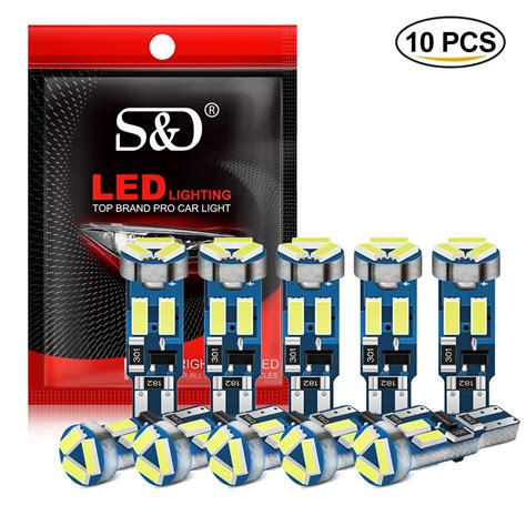 Pcs T Led Bulbs W W W W Auto Led Lamp Car Dashboard