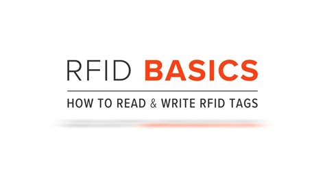 Rfid Basics How To Read Write Rfid Tags Youtube