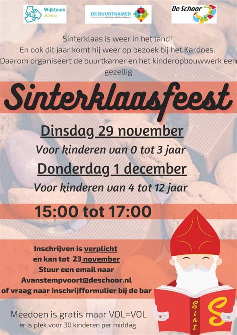 Sinterklaasfeest In Het Kardoes Kruidenstaat