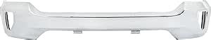 Amazon Labwork Front Bumper Face Bar Chrome Steel Replacement For