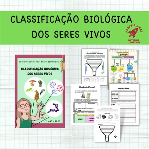 Classificação Biológicas dos Seres Vivos- Caderno Interativo - Lojinha ...