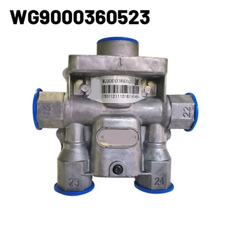 WG9000360523 Air Brake Air Dryer Four Circuit Protection Valve Brake