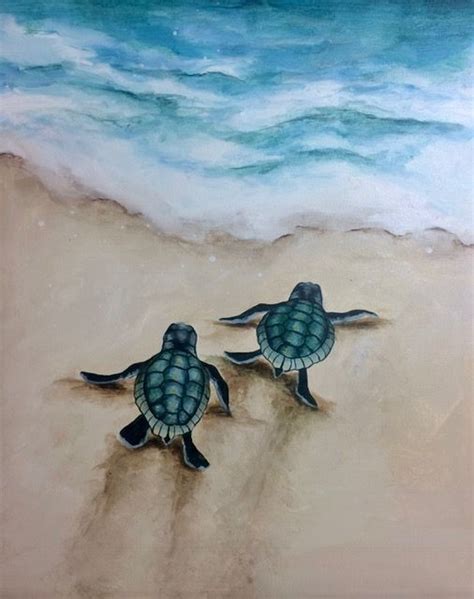 Sea Turtles 3 3 Uncorked Creations Binghamton Sea Turtle Painting