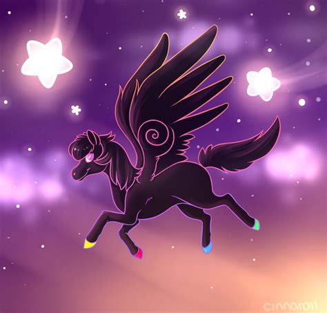 Neon Pegasus By Cinna Roll On Deviantart Pegasus Art Art Cartoon