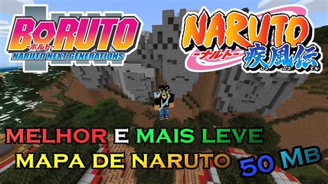 Saiu Melhor E Mais Leve Mapa De Naruto Para Mcpe Konoha Vila Da