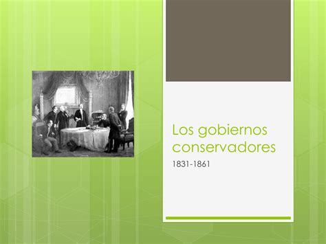 Los Gobiernos Conservadores