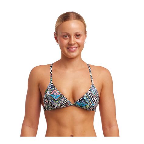 Funkita Tri Weave Please Bikini Top Multicolor Swiminn