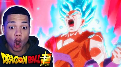 Goku Ssb Kaioken X Vs Hit Dragon Ball Super Episode Reaction